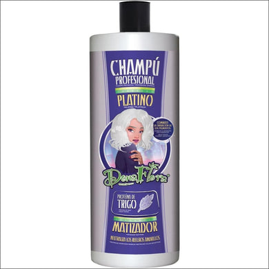 Dona Flora Champú Matizador Platino 1000 ml - Champú