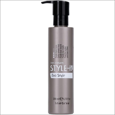 Inebrya Ice Cream Duo Style-In Fluido Liso-Rizado 200 ml