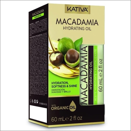 Kativa Macadamia Aceite Hidratante y Revitalizante 60 ml