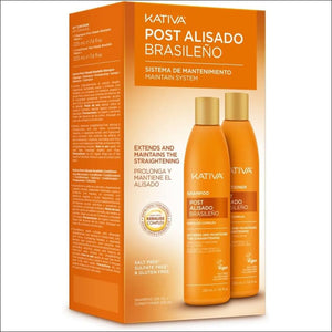 Kativa Post Alisado Brasileño Vegano 2 Productos - Kit