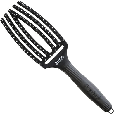 Olivia Garden Cepillo Fingerbrush Combo Negro Mediano