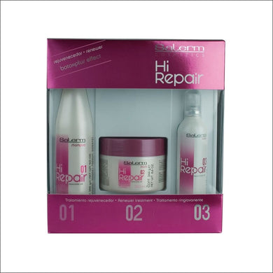 Salerm Pack De Tratamiento Hi Repair 3 Productos - Kits