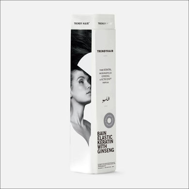 Trendy Hair Elastic Keratina Con Ginseng Champú - 300 ml