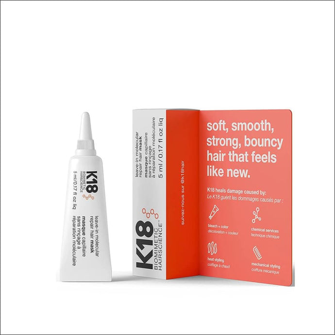 K18 Leave-In Molecular Repair Hair Mask 5 ml - jazz pelu