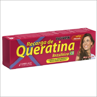 Novex Recarga de Keratina Brasileña 80 g - JAZZ PELU