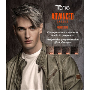 Tahe Advanced Barber Champú Reductor De Canas Efecto 